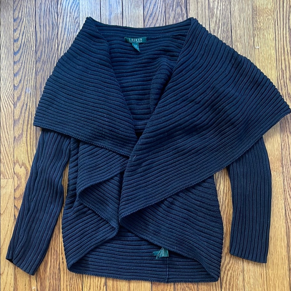 Ralph Lauren Navy Ribbed Women's Sweater